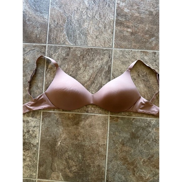 Skims Wireless Form Push-up Plunge Bra Sienna Size 34DDD - Picture 2 of 7